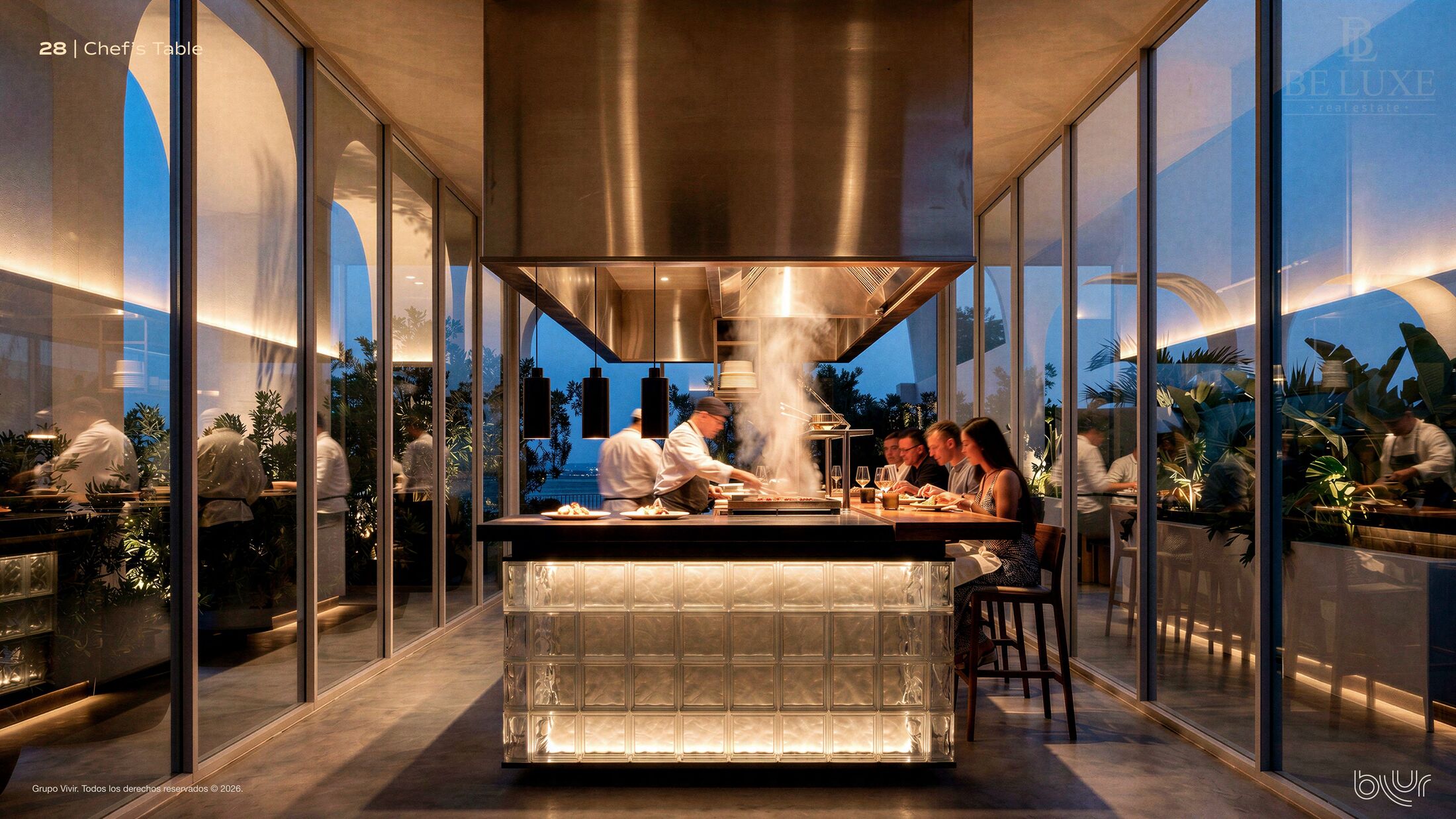 Chef’s Table del nivel 28